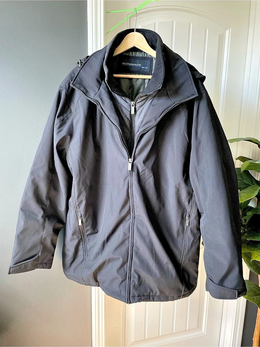 Weatherproof Ultra Tech Jacket Black 3-in-1 Insulated Men’s Size XXL